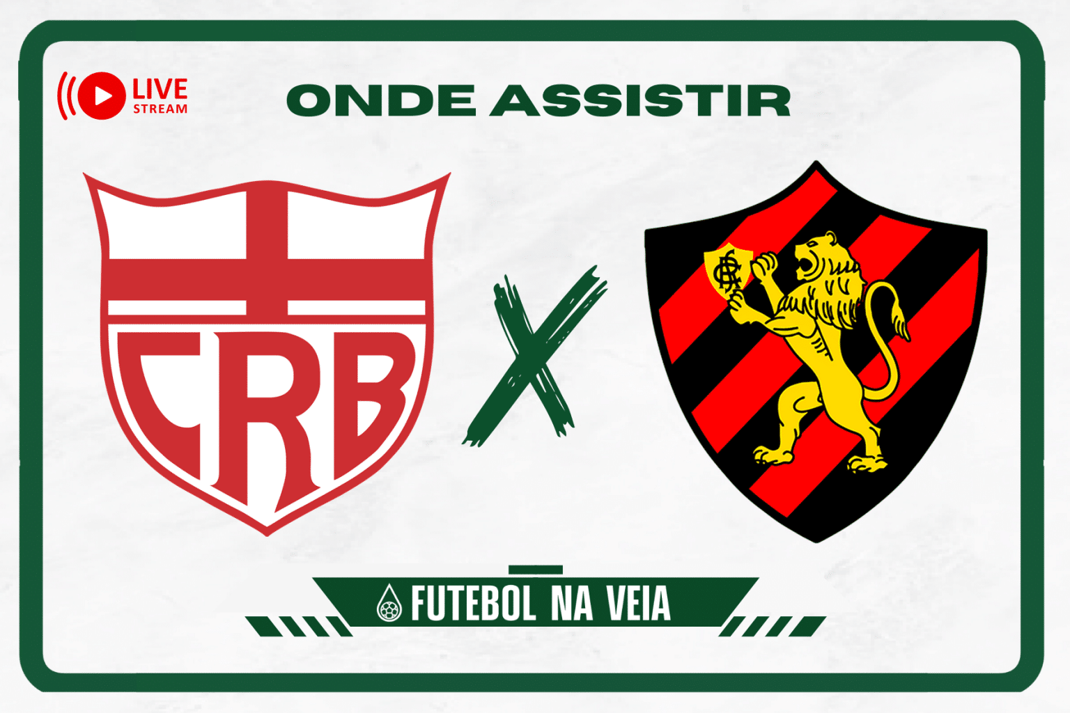 CRB x Sport ao vivo e online: onde assistir, horário e escalação no Brasileirão Série B 2023