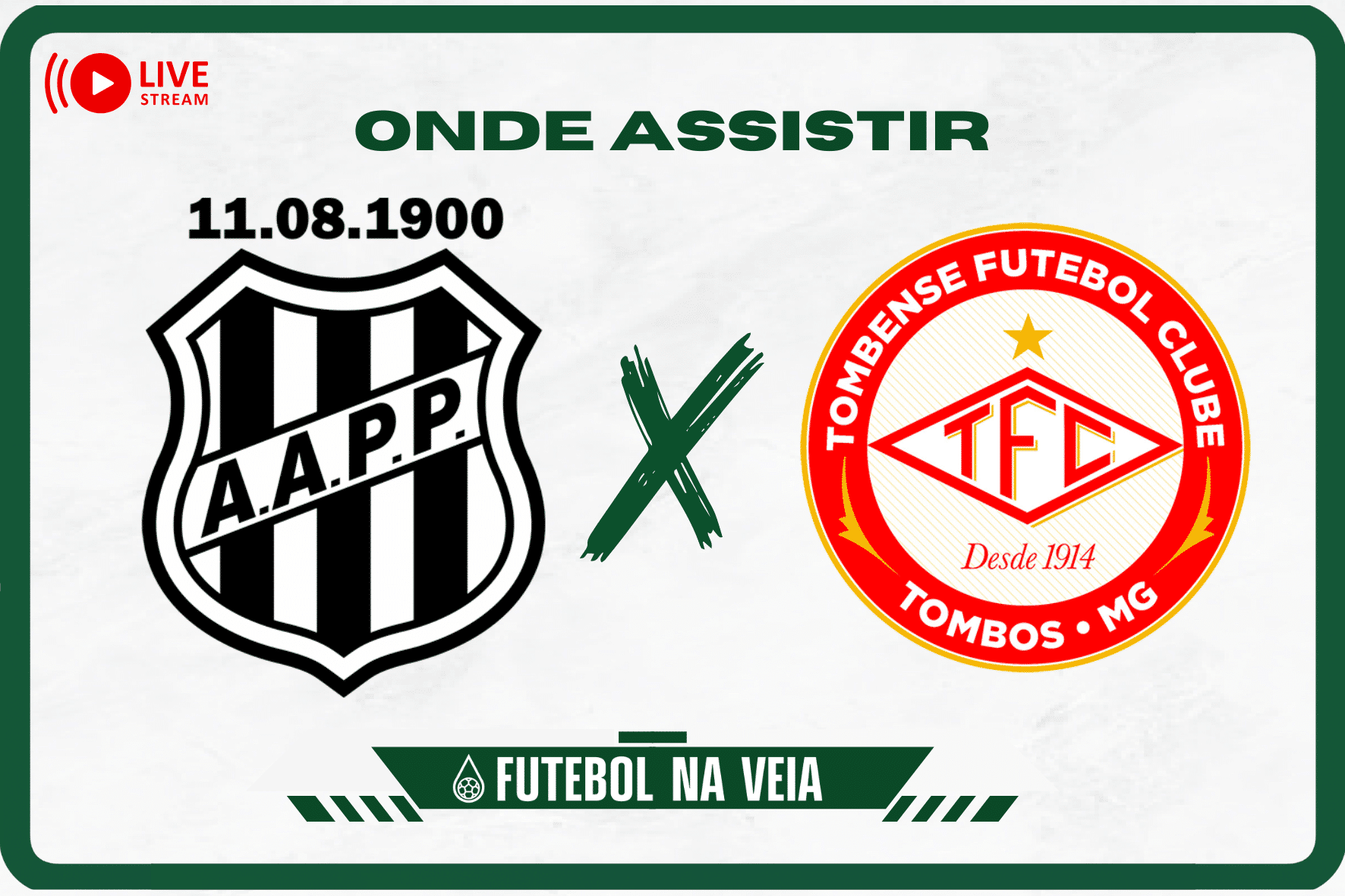 Ponte Preta x Tombense &ndash; Onde assistir ao vivo, hor&aacute;rio e escala&ccedil;&otilde;es &ndash; 15/07