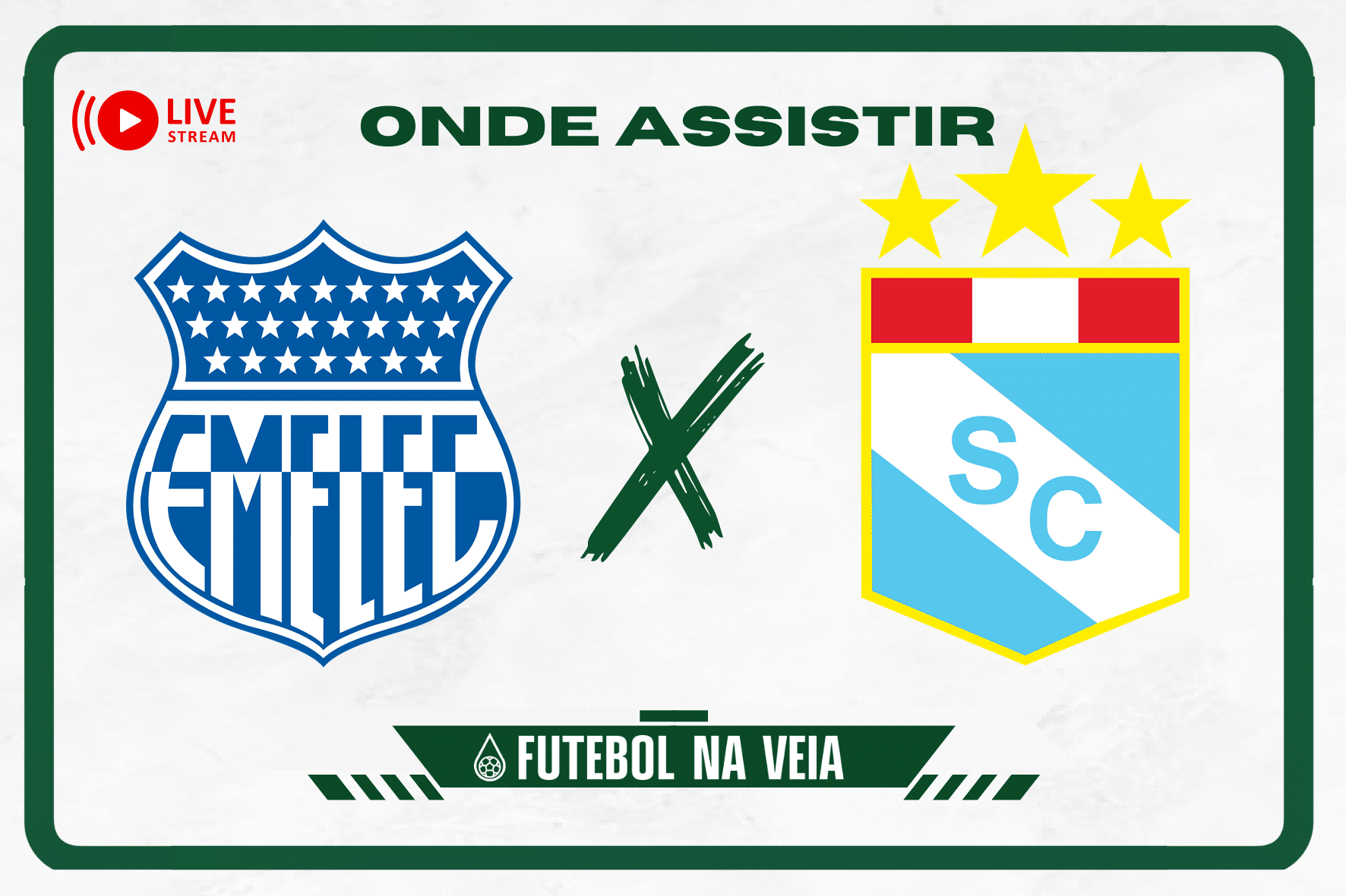 Emelec x Sporting Cristal &ndash; Onde assistir ao vivo, hor&aacute;rio do jogo e escala&ccedil;&otilde;es &ndash; 19/07