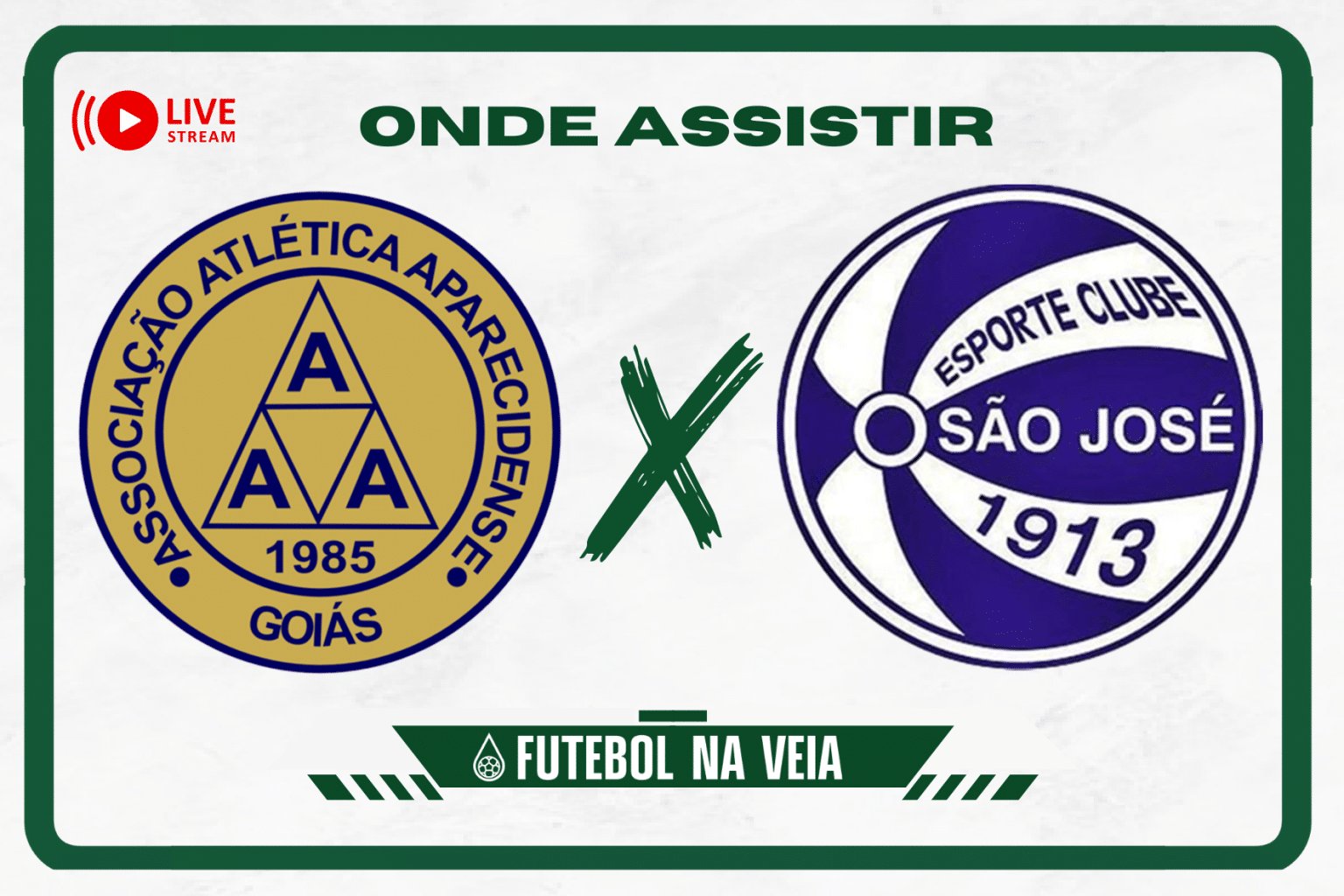 Aparecidense x S&atilde;o Jos&eacute;-RS ao vivo e online: onde assistir, hor&aacute;rio e escala&ccedil;&atilde;o no Brasileir&atilde;o S&eacute;rie C 2023