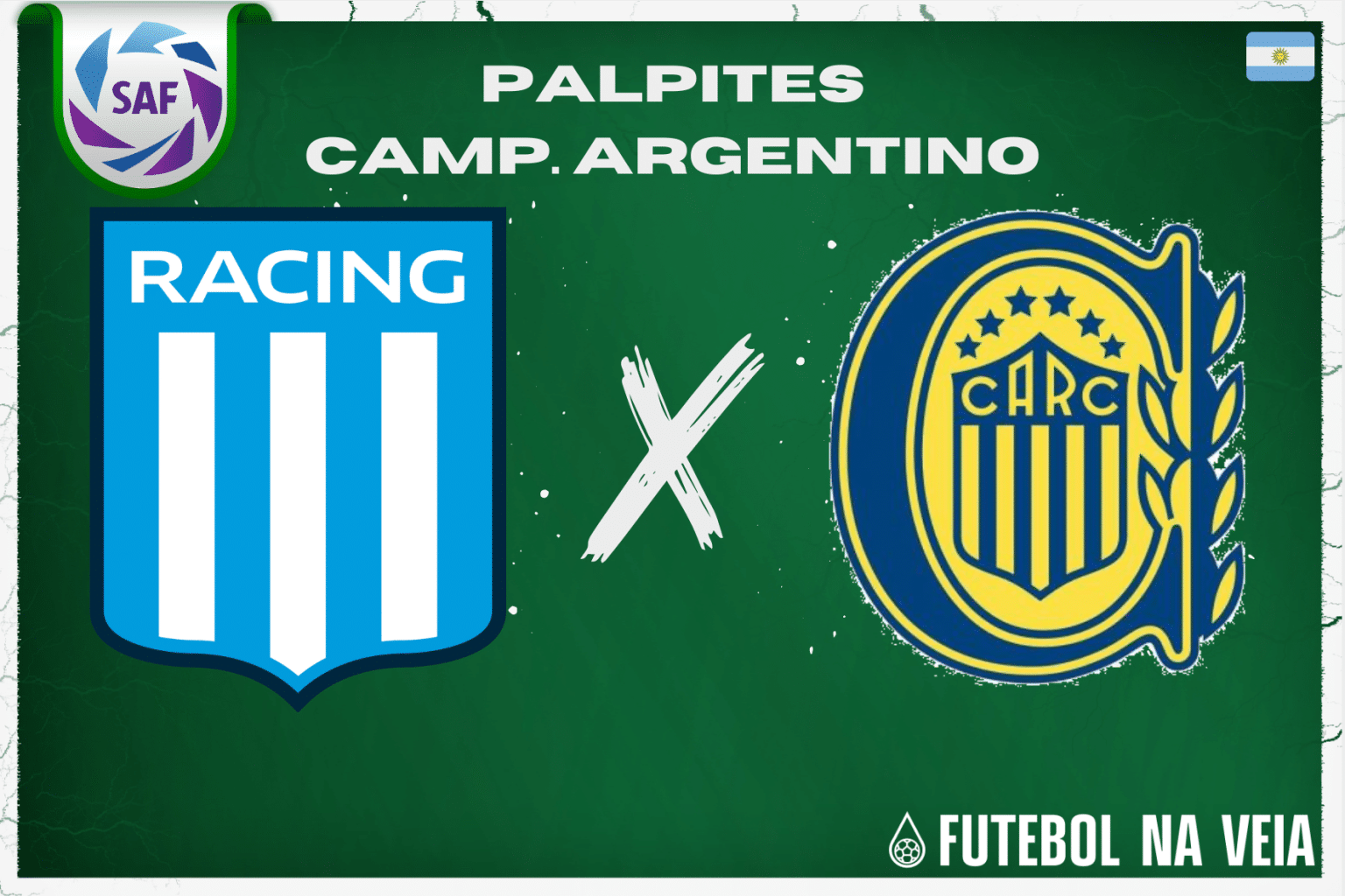 Palpite Racing Club x Rosario Central – 15/07 – Campeonato Argentino 2023