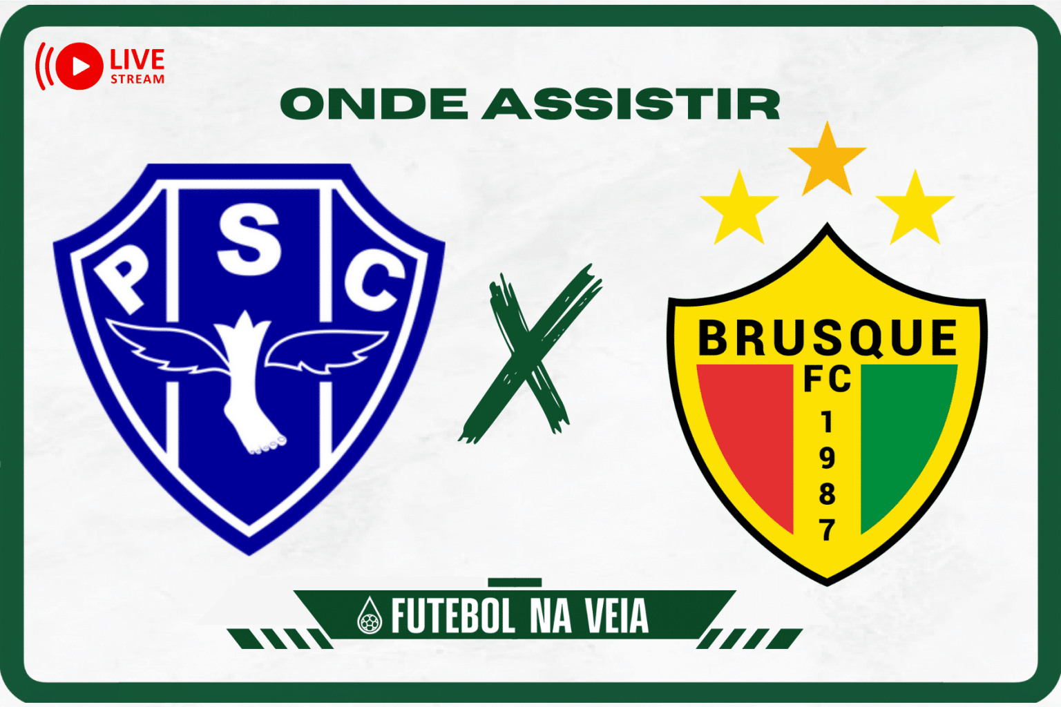 Paysandu x Brusque ao vivo e online: onde assistir, hor&aacute;rio e escala&ccedil;&atilde;o no Brasileir&atilde;o S&eacute;rie C 2023