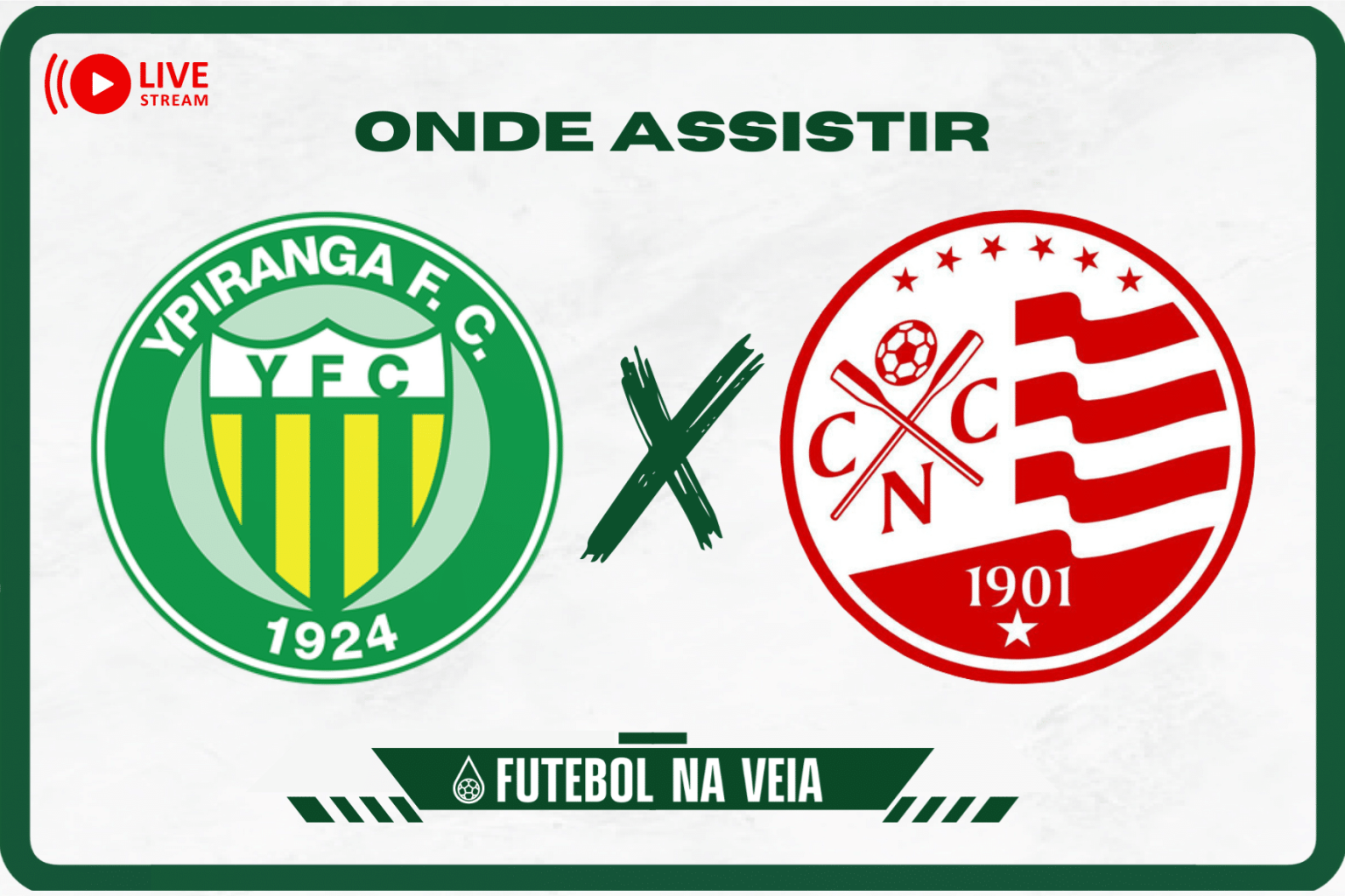 Ypiranga x Náutico onde assistir ao vivo, horário do jogo e escalações – 10/07
