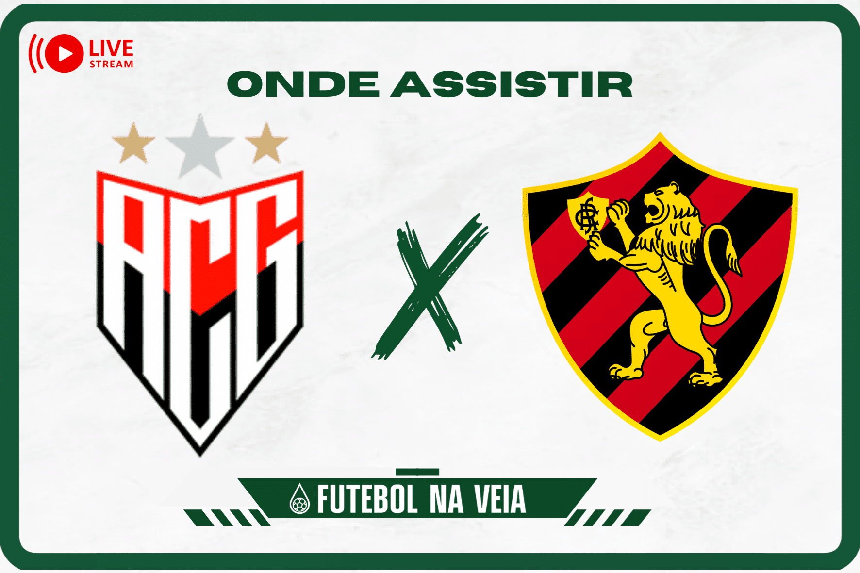 Atl&eacute;tico-GO x Sport &ndash; Onde assistir ao vivo, hor&aacute;rio do jogo e escala&ccedil;&otilde;es &ndash; 15/07