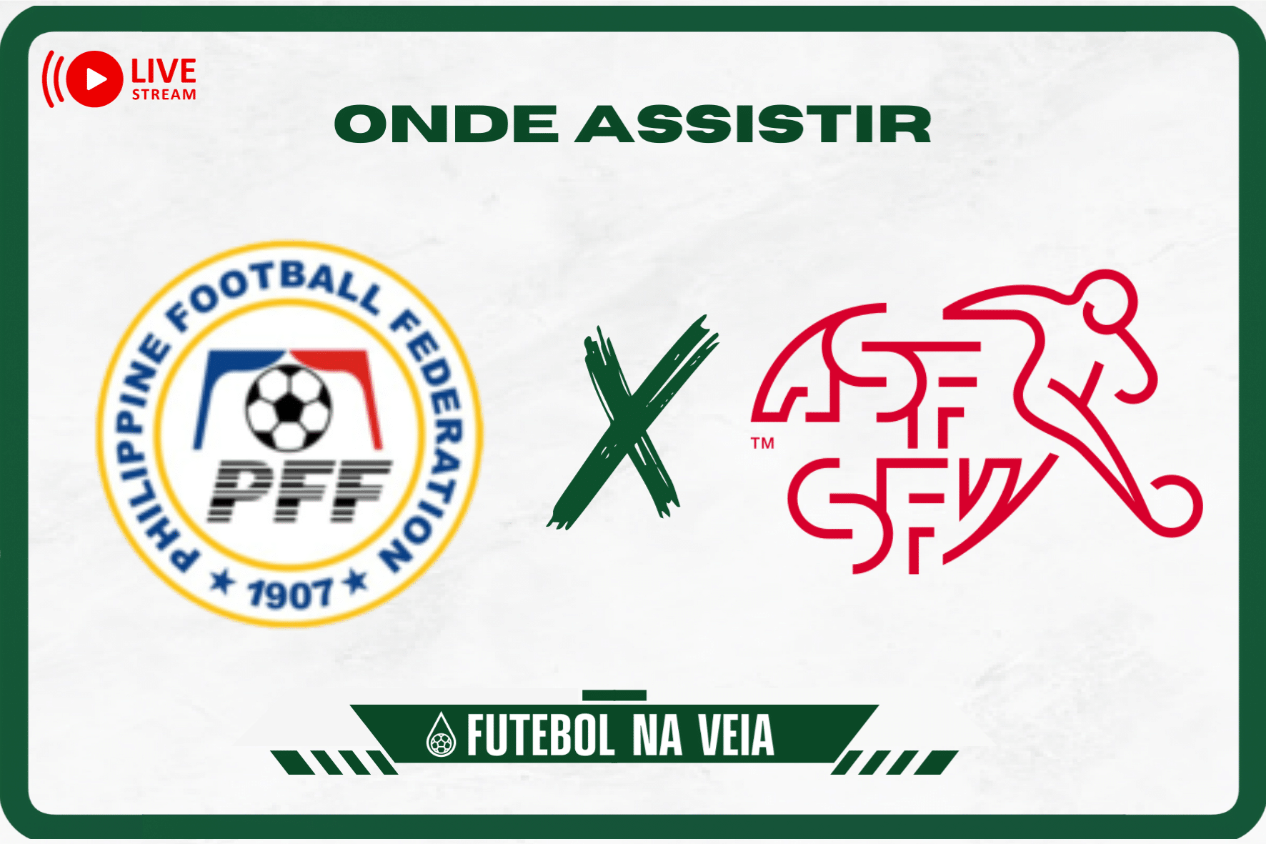 Filipinas x Suíça – Onde assistir, horário do jogo e escalações – 20/07