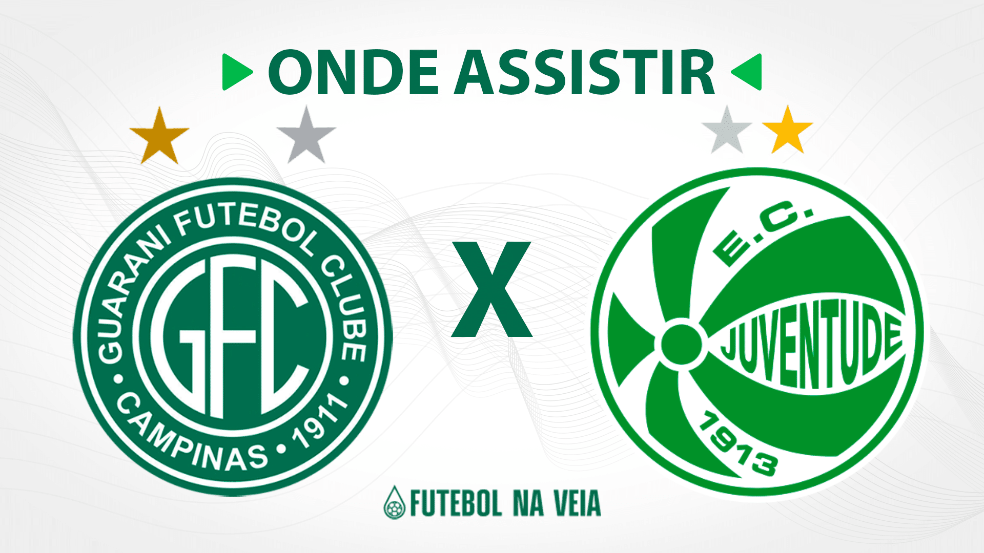 Guarani x Juventude &ndash; onde assistir ao vivo, hor&aacute;rio do jogo e escala&ccedil;&otilde;es