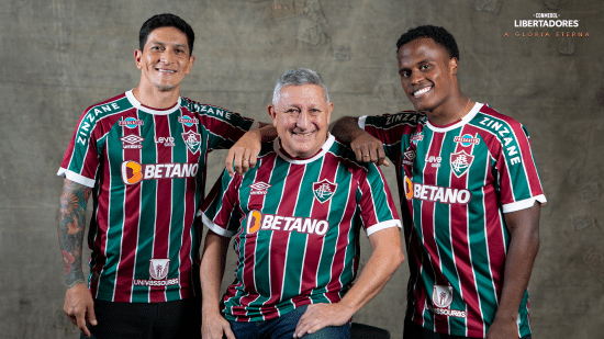 Conmebol apresenta Cano e Arias a ídolo do Fluminense antes de decisão na Libertadores