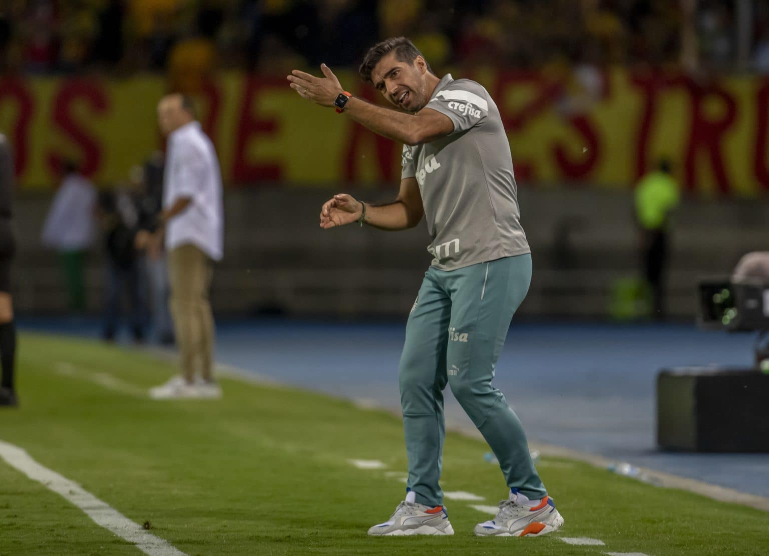 &lsquo;Ele tem um plano&rsquo;: Abel contraria torcida e Palmeiras goleia na Libertadores