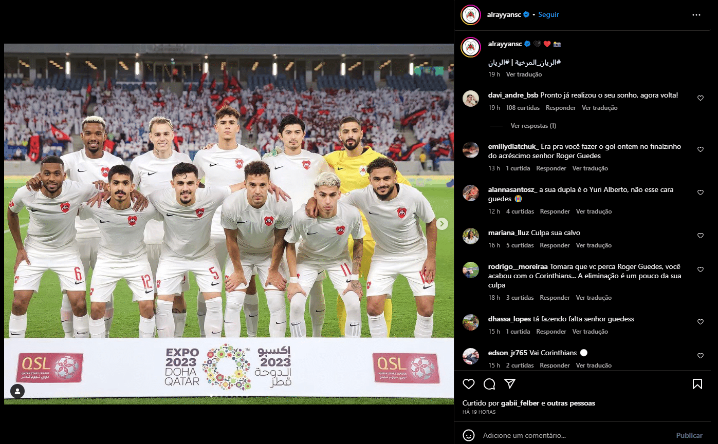 'Volta', R&oacute;ger Guedes marca na estreia e corintianos pedem retorno ao Tim&atilde;o