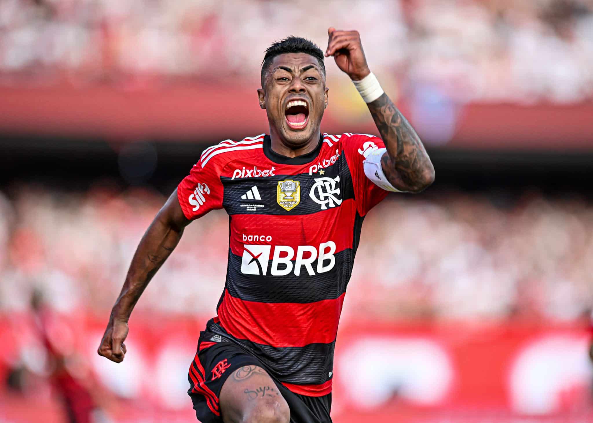Representantes de Bruno Henrique se re&uacute;nem com Flamengo para tratar de renova&ccedil;&atilde;o