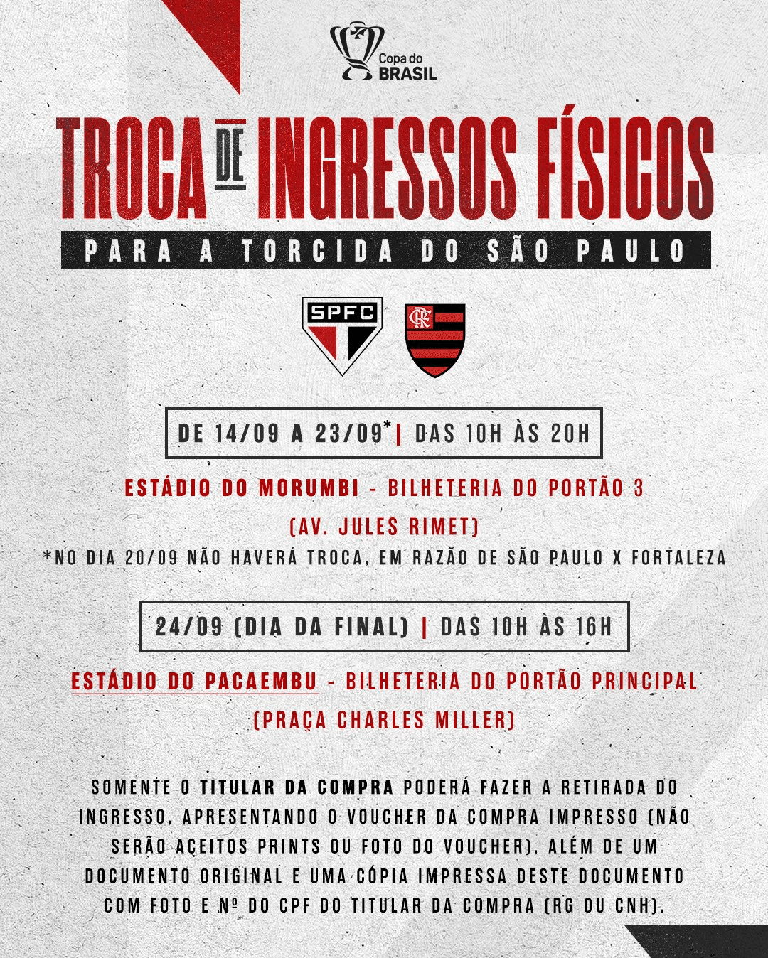 São Paulo: Entorno do Morumbi terá bloqueio na final e torcida contesta