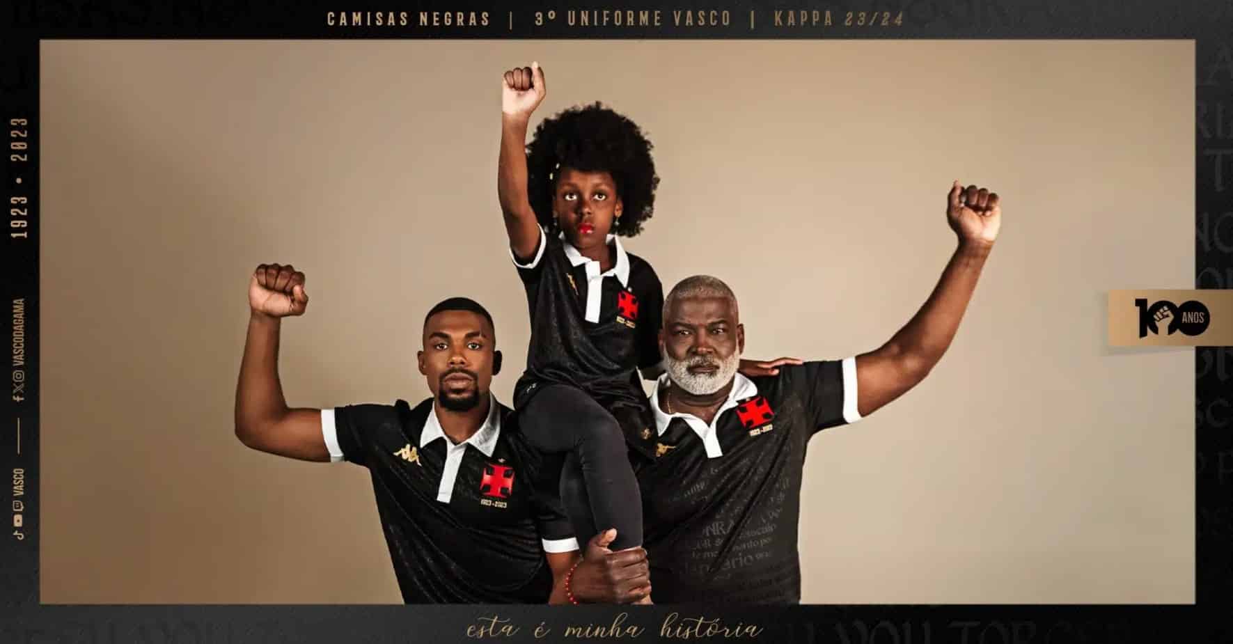 Vasco arrecada R$ 115 mil para combate &agrave; discrimina&ccedil;&atilde;o racial no futebol com leil&atilde;o de camisas