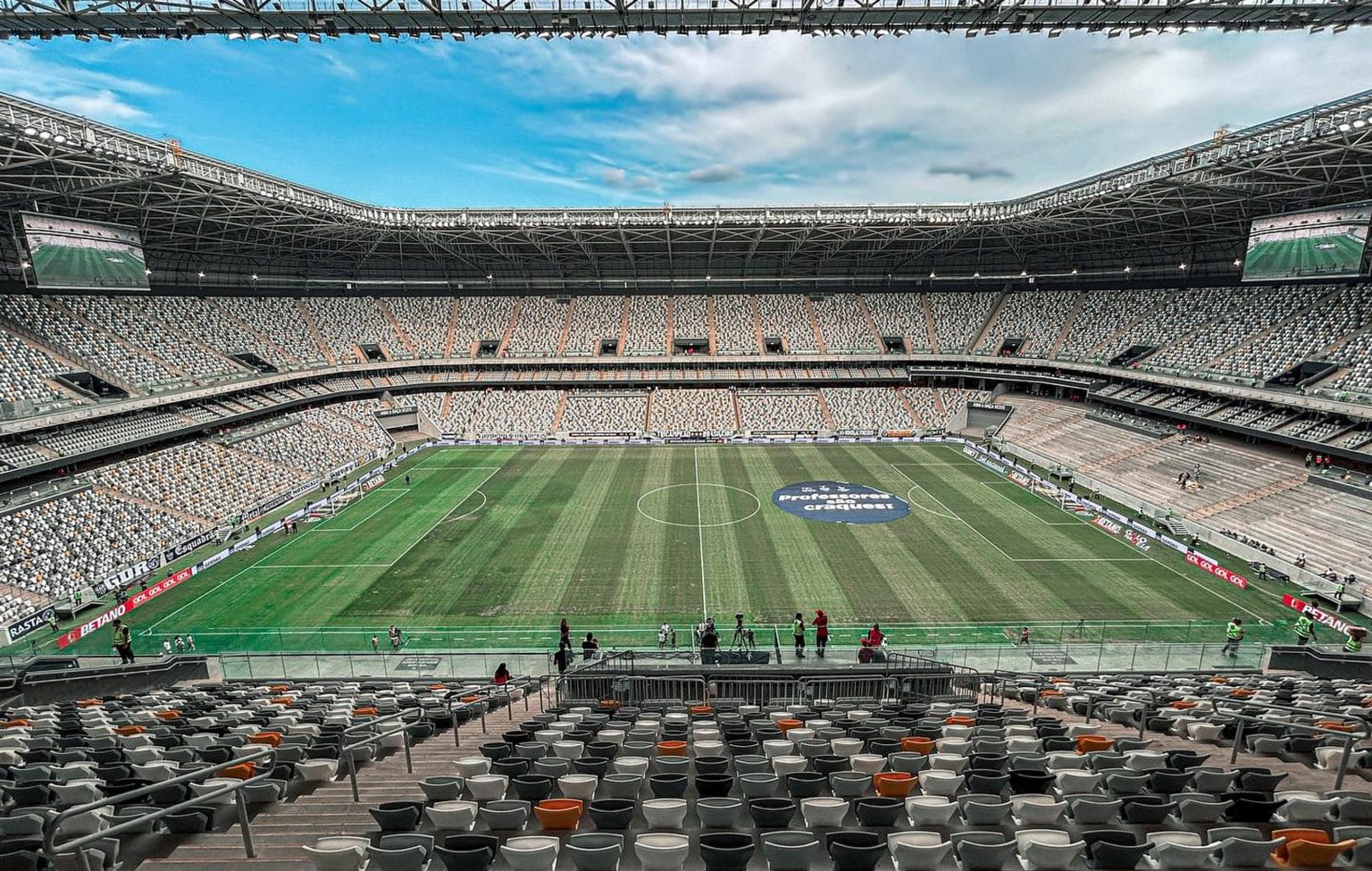 Gramado da Arena MRV volta a ser alvo de cr&iacute;ticas, agora de jogadores do Atl&eacute;tico-MG